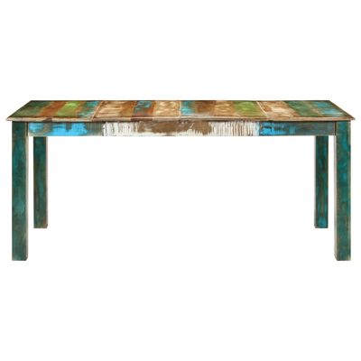 vidaXL Dining Table 180x90x76 cm Solid Wood Reclaimed