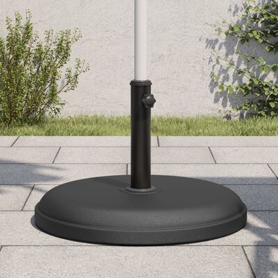 vidaXL Parasol Base for Ø32/35/38 mm Poles 25 kg Round