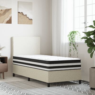 vidaXL Pocket Spring Mattress Medium 90x190 cm Single Size