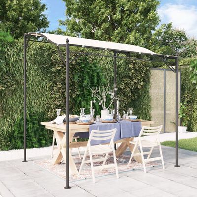 vidaXL Canopy Cream 2x2.3 m 180 g/m² Fabric and Steel