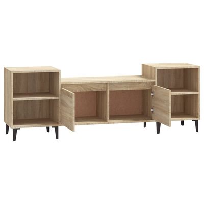 vidaXL TV Cabinet Sonoma Oak 160x35x55 cm Engineered Wood