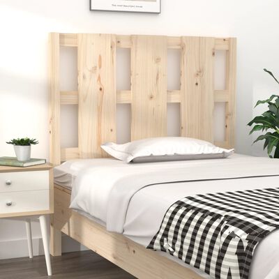 vidaXL Bed Headboard 95.5x4x100 cm Solid Wood Pine