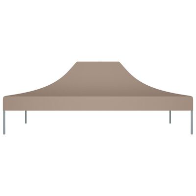 vidaXL Party Tent Roof 4.5x3 m Taupe 270 g/m²