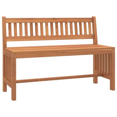 vidaXL Garden Bench 110 cm Solid Wood Eucalyptus