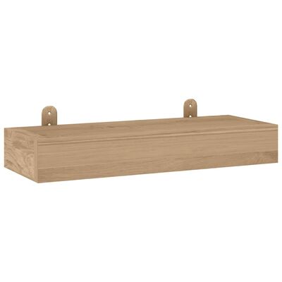 vidaXL Wall Shelves 2 pcs 40x15x4 cm Solid Wood Teak