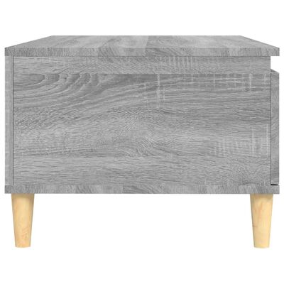 vidaXL Coffee Table Grey Sonoma 90x50x36.5 cm Engineered Wood