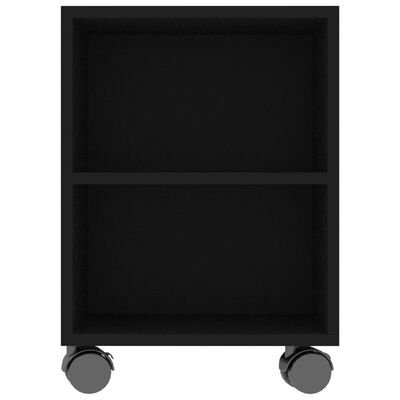 vidaXL TV Cabinet Black 120x35x48 cm Engineered Wood