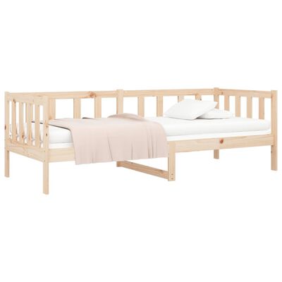 vidaXL Day Bed without Mattress 90x190 cm Single Solid Wood Pine