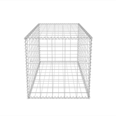 vidaXL Gabion Basket Galvanised Steel 100x50x50 cm