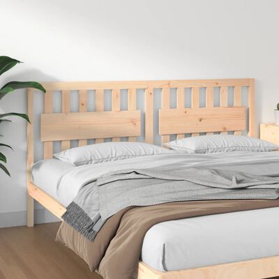 vidaXL Bed Headboard 185.5x4x100 cm Solid Wood Pine