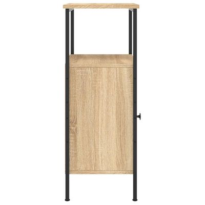 vidaXL Bedside Cabinet Sonoma Oak 41x31x80 cm Engineered Wood