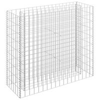 vidaXL Gabion Raised Bed Galvanised Steel 90x30x90 cm