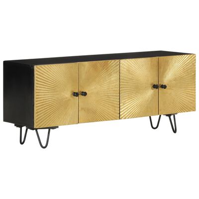 vidaXL TV Cabinet 110x30x45 cm Solid Wood Mango