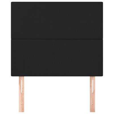 vidaXL Headboards 2 pcs Black 80 cm Faux Leather