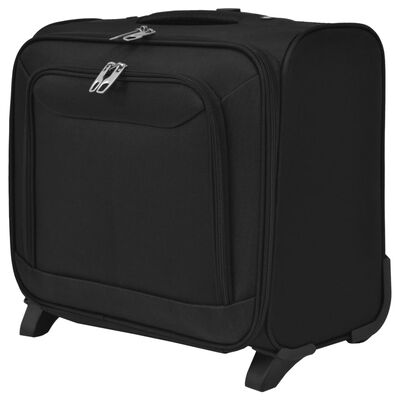 vidaXL Pilot Trolley Black