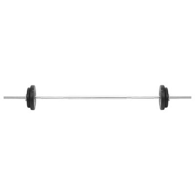 vidaXL Barbell and Dumbbell Set 30 kg