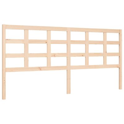 vidaXL Bed Frame without Mattress Solid Wood Pine