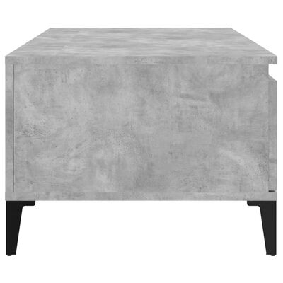 vidaXL Coffee Table Concrete Grey 90x50x36.5 cm Engineered Wood