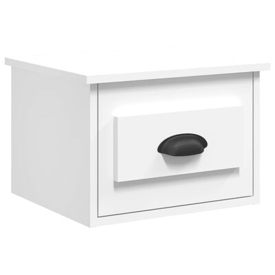 vidaXL Wall-mounted Bedside Cabinets 2 pcs White 41.5x36x28cm