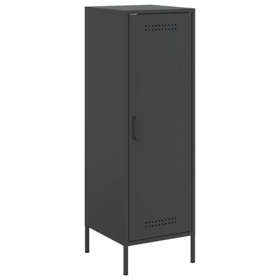 vidaXL Highboard Black 36x39x113 cm Steel