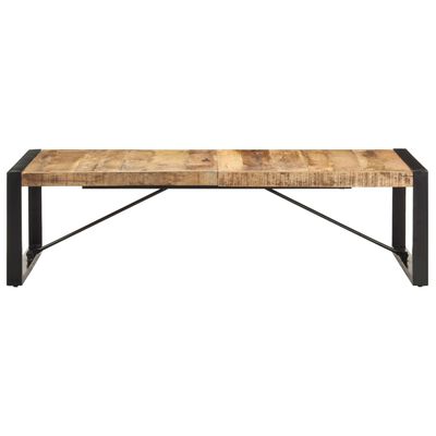 vidaXL Coffee Table 140x70x40 cm Rough Mango Wood