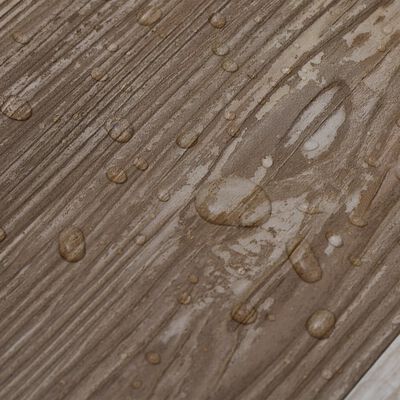 vidaXL PVC Flooring Planks 5.02 m² 2 mm Self-adhesive Wood Wash