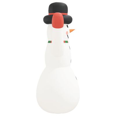 vidaXL Christmas Inflatable Snowman with LEDs 370 cm