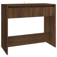 vidaXL Console Table Brown Oak 89x41x76.5 cm Engineered Wood