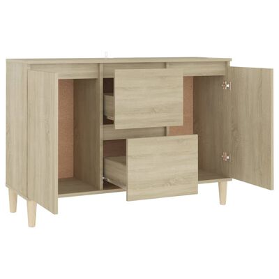 vidaXL Sideboard Sonoma Oak 101x35x70 cm Engineered Wood