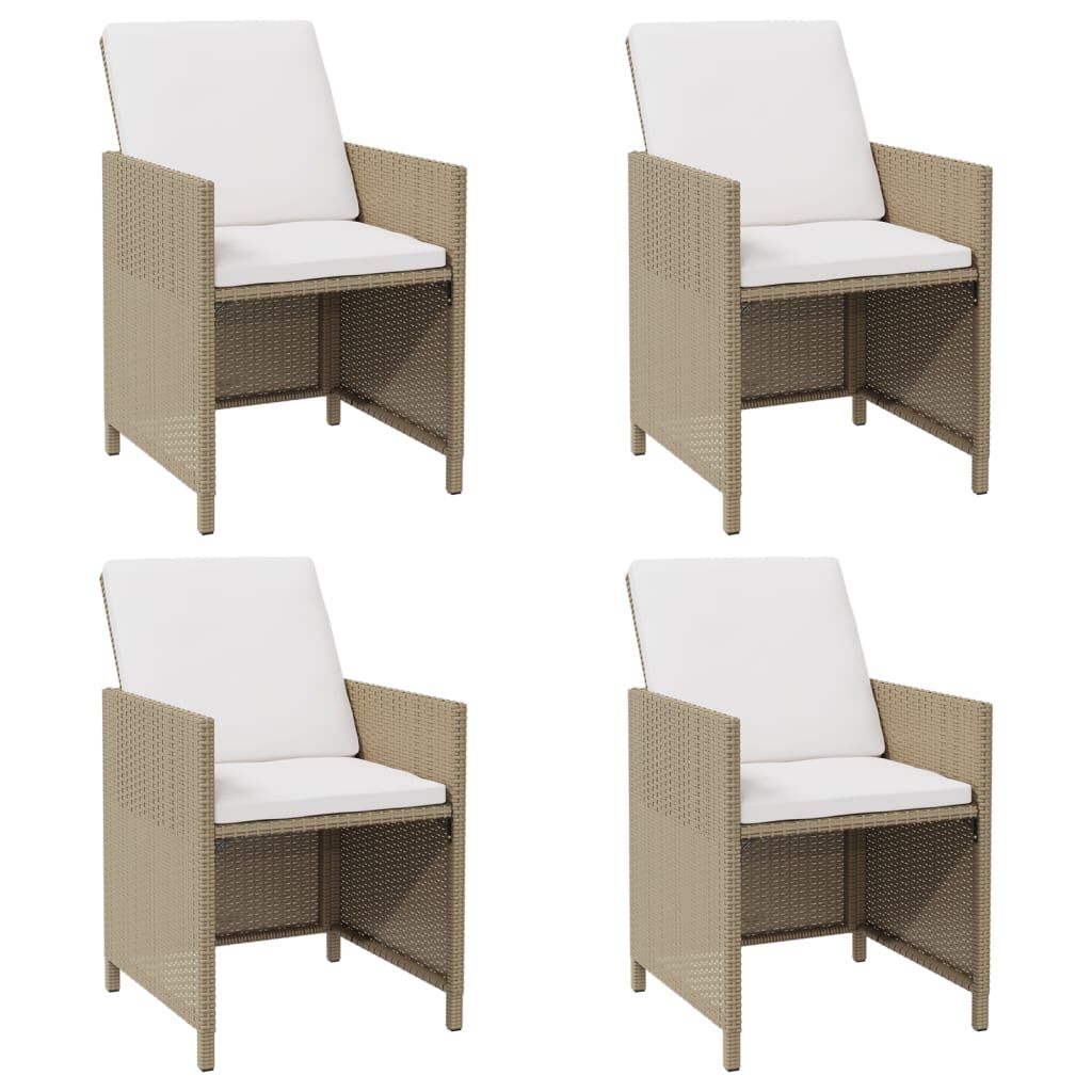 beige rattan chairs