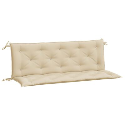 vidaXL Garden Bench Cushions 2 pcs Beige 150x50x7 cm Oxford Fabric