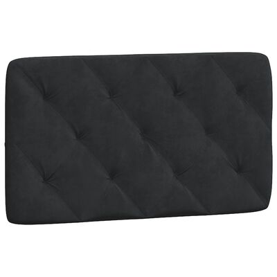 vidaXL Headboard Cushion Black 90 cm Velvet