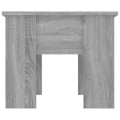 vidaXL Coffee Table Grey Sonoma 79x49x41 cm Engineered Wood