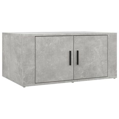 vidaXL Coffee Table Concrete Grey 80x50x36 cm Engineered Wood