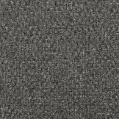 vidaXL Bed Frame Dark Grey 106x203 cm King Single Size Fabric