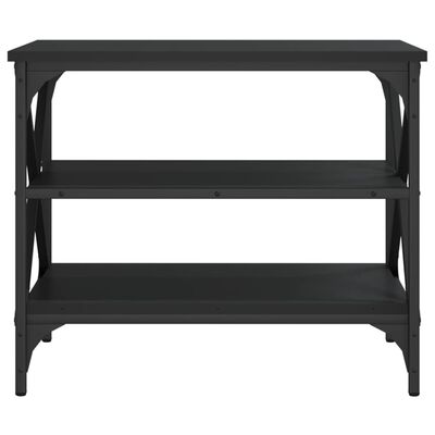 vidaXL TV Cabinet Black 60x40x50 cm Engineered Wood