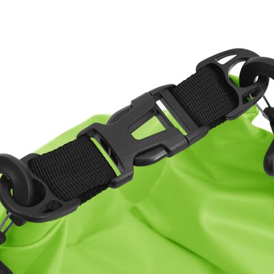 vidaXL Dry Bag Green 15 L PVC