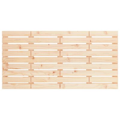 vidaXL Wall Headboard 156x3x63 cm Solid Wood Pine