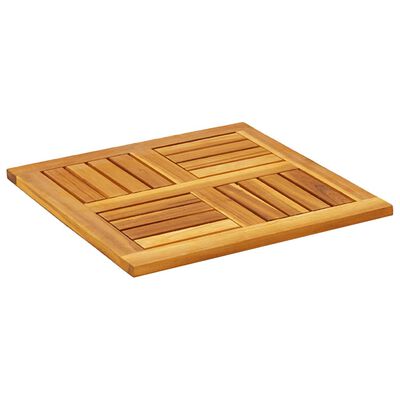 vidaXL Table Top 50x50x2 cm Square Solid Wood Acacia