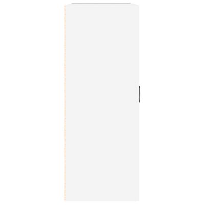 vidaXL Hanging Wall Cabinet High Gloss White 69.5x32.5x90 cm