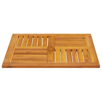 vidaXL Table Top 70x70x2 cm Square Solid Wood Acacia