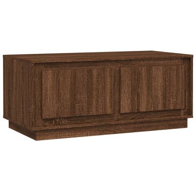 vidaXL Coffee Table Brown Oak 102x50x44 cm Engineered Wood