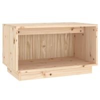 vidaXL TV Cabinet 60x35x35 cm Solid Wood Pine