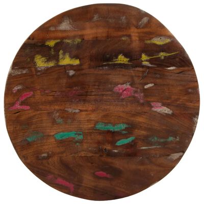 vidaXL Table Top Ø 60x2.5 cm Round Solid Wood Reclaimed