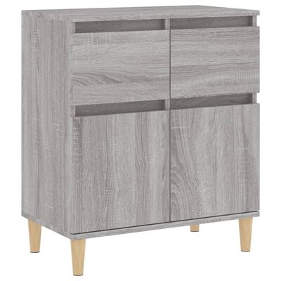 vidaXL Sideboard Grey Sonoma 60x35x70 cm Engineered Wood