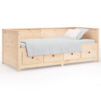 vidaXL Day Bed 80x200 cm Solid Wood Pine