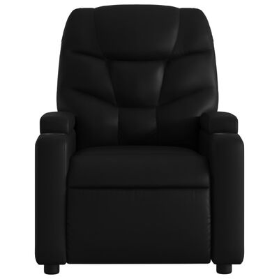 vidaXL Massage Recliner Chair Black Faux Leather