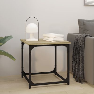 vidaXL Side Table Sonoma Oak 40x40x40 cm Engineered Wood