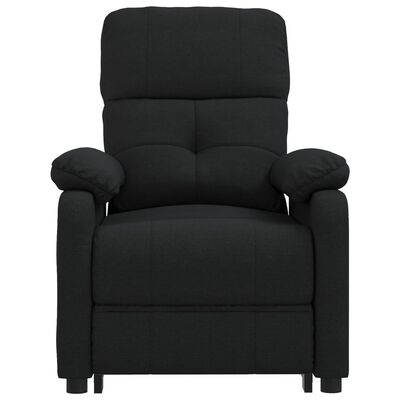 vidaXL Stand up Massage Chair Black Fabric