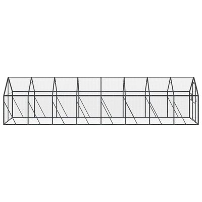 vidaXL Aviary Anthracite 1.79x8x1.85 m Aluminium